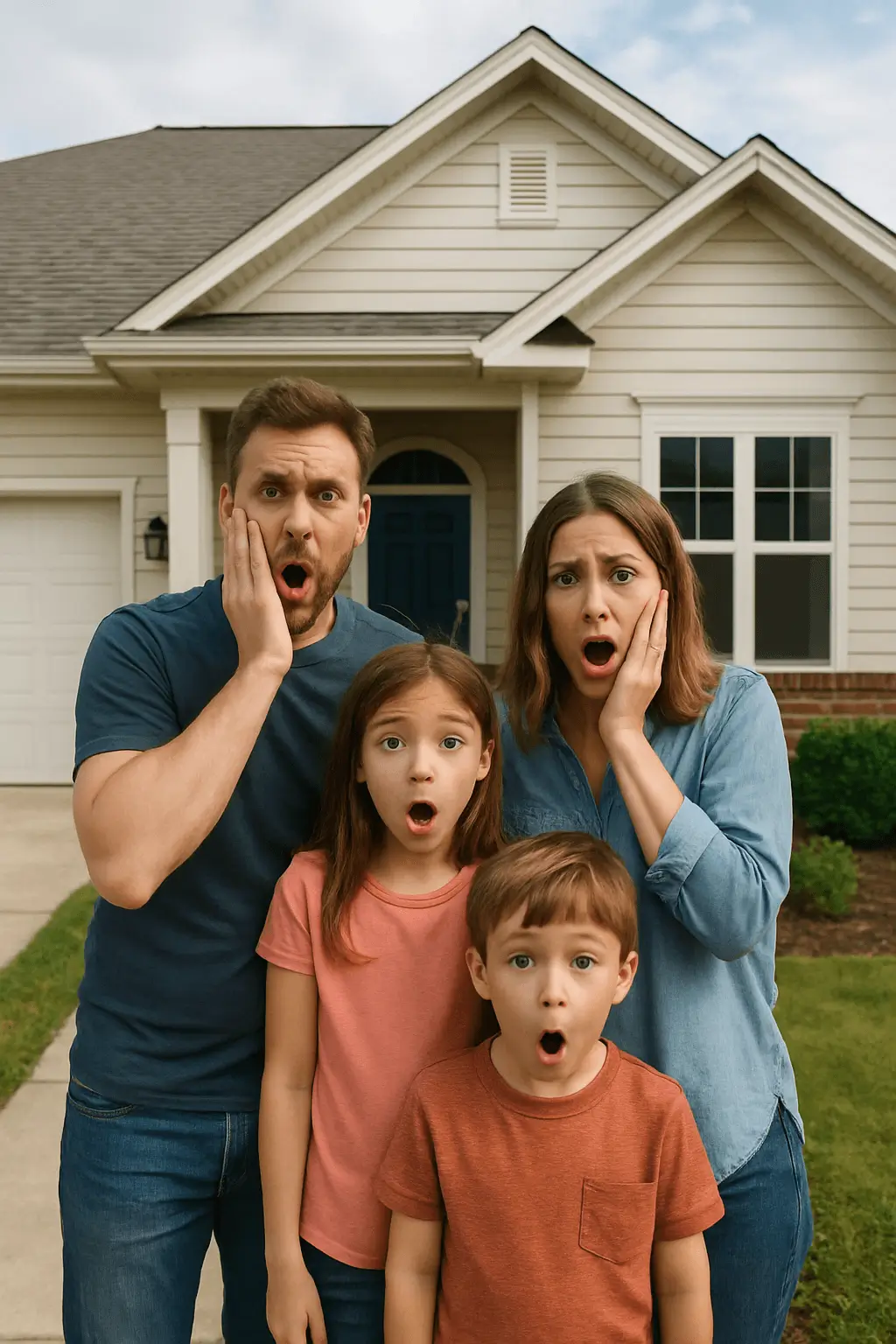 Family realizing hidden homeownership costs
